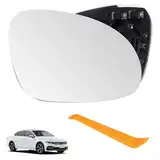 Spiegelglas Ersatz für VW JETTA 5 2005-2010/ VW GOLF 5 2003-2008/ VW PASSAT B6 2007-2011/ SKODA SUPERB Facelift 2007-2008 beheizbar Ersatzspiegelglas Beifahrerseite Außenspiegel Asphärisch Rechts