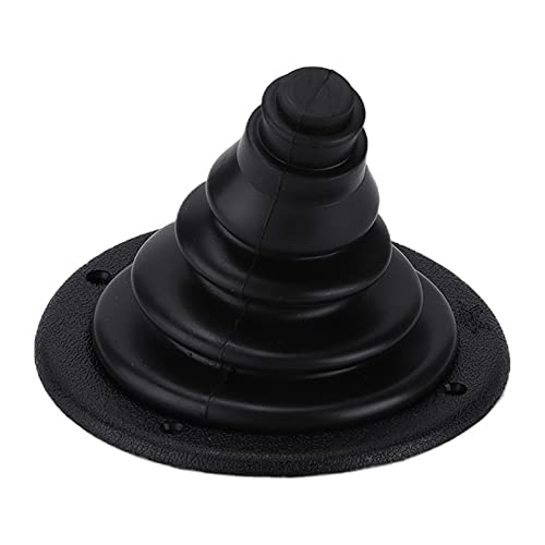 Schaltzug-Faltenbalg-Kit, Schaltzufür GManschette, Marine-Lenkung Schaltzug-Schutzbalg Gummi-Kunststoff für Autos Boote Yachten(B (schwarz))