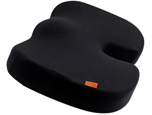 DYNMC you Ergonomisches Sitzkissen Bürostuhl - Test SEHR GUT - Sitzring Steißbein - Steißbeinkissen Mit Physiotherapeuten entwickelt - Kissen Stuhl für Rücken - Erhöht Sitzkomfort