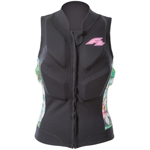 F2 Damen Prallschutz Weste Kite & Surf Weste M Schwarz 2024/25