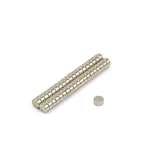 Samarium - Kobaltmagnet Für Herstellung, Motorechnik, Gitarren - Pickups und Hochtemperaturanwendungen - 4mm Durchmesser x 2mm Dick - 0,32kg Zug - Pack von 20