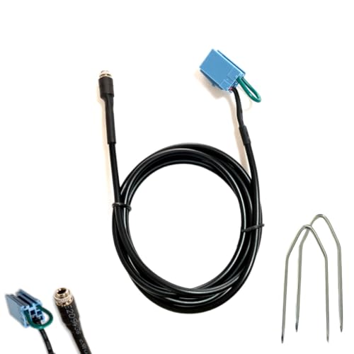 1neiSmartech Funktion Aux + Kit Abbau Fã¼R Autoradio Delphi Bosch Auto Fiat 500 Grande Punto Evo Panda Lancia Y Alfa 147 Mit Jack Weiblich Und Steg Mit Sticks Demontage Radio, Schwarz