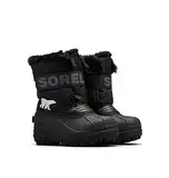 Sorel KIDS SNOW COMMANDER Schneestiefel für Unisex Baby, Schwarz (Black x Charcoal) - Children, 30 EU