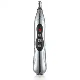 UUE Elektrischer Akupunkturstift & Massagegerät – 9-Stufen Puls-Massage, 5 Wechselköpfe (Inkl. Meridian-Kopf), USB-Aufladbar, Für Nacken, Rücken & Muskelentspannung