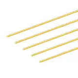 5PCS 2.5mm Messingstab, iMeistek 200mm Länge Metall Vollmaterial Rundstab für Griffstifte RC Modelle DIY Basteln