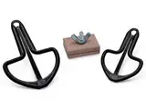 Maultrommel Original Schwarz Duo Set Antik mit Holzklammer und Anleitung Österreich Jaw Harp Mundtrommel Mund Harfe