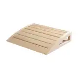 JAYIOLA Sauna Kopfstütze aus Holz – Ergonomisches Saunakissen für Dampfbad & Home SPA – Natürliche Entspannung für Nacken & Rücken – als Geschenk