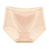 Fulidngzg Periodenslip Damen: Strömungsabsorption Unterhosen Periodenslip Weiche Inkontinenz Slip High Waist Absorbierend Menstruation Unterwäsche Starke Blutung Period Panties Periodenunterschwäsche