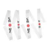 LAPYAPPE 4pcs Japanisches Stirnband Für Kinder Ninja Karate Training Stirnband Japanische Küchenchef Hairband Sushi Chef Kostümzubehör Breites Stirnbänder Für Laufen Und Sport