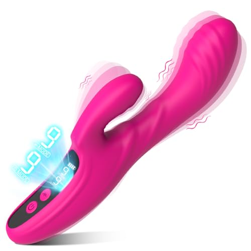 Meeteel G-Punkt Vibrator Dildo Sexspielzeug Vibratoren für sie Klitoris 9×9-Frequenzen Silikon Sex Spielzeug Analvibrator Nippel Stimulation mit LCD Screen Display für Sie Frauen und Paare