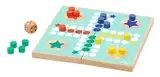 moses. Ludo, Kinderspiel für zuhause und unterwegs, Outdoor Brettspiel mit Magnetverschluss zum Mitnehmen, Zeitloser Spieleklassiker für Kinder ab 4 Jahren