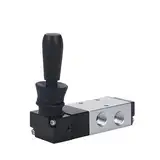 4H230C/E/P-06 4H230C/E/P-08 4H330C/E/P-08 4H330C/E/P-10 4H430C/E/P-15 Manuelles Steuerventil mit Federrückstellung(4H330P-10)