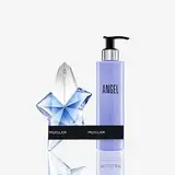 MUGLER Angel Eau de Parfum, Damen-Parfum, Amberartiger Gourmand-Duft, Faszinierender Duft, Nachfüllbar, 50 ml + MUGLER Angel Parfümierende Bodylotion, 200 ml