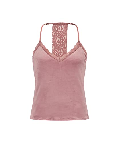 Hunkemöller Cami Velours Lace - Nostalgia Rose - M