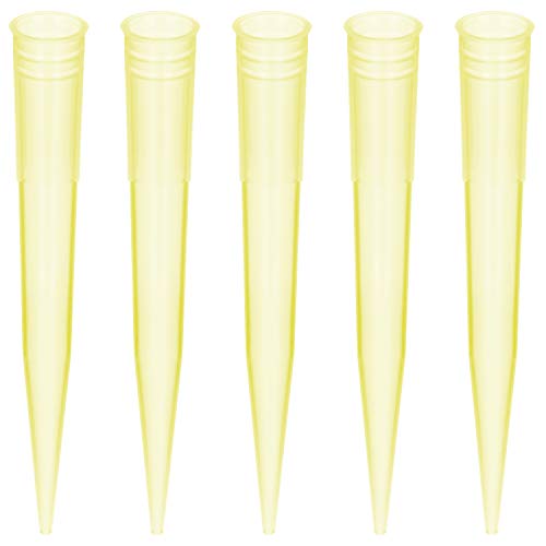 stonylab 200 µL Pipettenspitzen, 200 pcs Universal Polypropylen Pipetten Spitzen Labor Klare Pipettenspitzen Flüssigkeitsübertragung für Labor Chemie