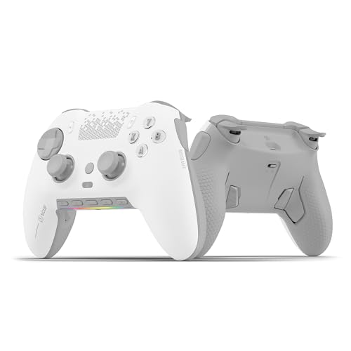 SCUF ENVISION PRO Wireless PC-Nur-Gaming-Controller - Fünf Abnehmbare G-Tasten - Abnehmbare Back-Paddles - Instant Triggers - iCUE-Kompatibel - Weiß