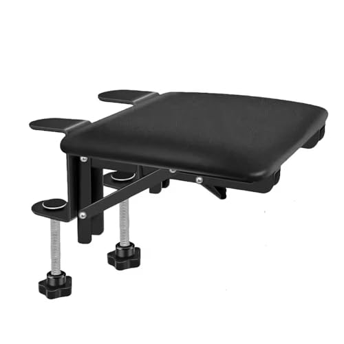 NEWFUN Armlehne für den Schreibtisch, Armauflage Schreibtisch Extender, Ergonomischer Computertischarm, 90° Faltbare Handgelenkstütze Schreibtisch