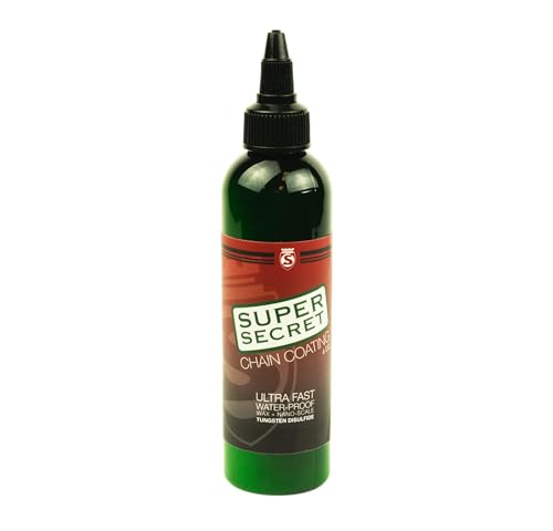SILCA Super Secret - Flüssigwachs für Fahrradketten - Kompatibel mit Hot Melt Wax - Schnelles, leises und sauberes Fahrradkettenöl - Muc Off Alternatives Fahrradkettenöl - Dry Lube 120ml