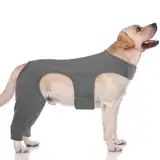 Hjyokuso Hundebody Nach Op Mit Bein, Wundschutzanzüge, Hinterbeinschutz, Anti-Wundlecken Body, E-Kragen Alternative, Schenkelschutz Bodysuit