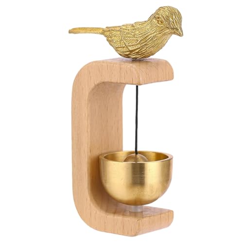 Türklingel, Türklingel für den Eingang, dekorative Türklingel, Ladenbesitzerklingel für Ladeneingang, Türöffner, hängende Holztürklingel für Türeingang, Kühlschrankgeschäft