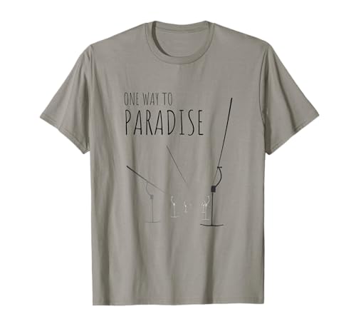 Ein Weg zum Ski Paradies Der Schlepplift Back to Ski Basic T-Shirt