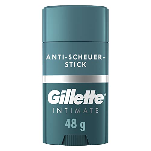 Gillette Intimate Intimpflege Anti-Scheuer-Stick, reduziert Reibungen und Hautreizungen im Intimbereich, Stick gegen Wundscheuern, einfache Anwendung, dermatologisch getestet, Geschenk für Männer