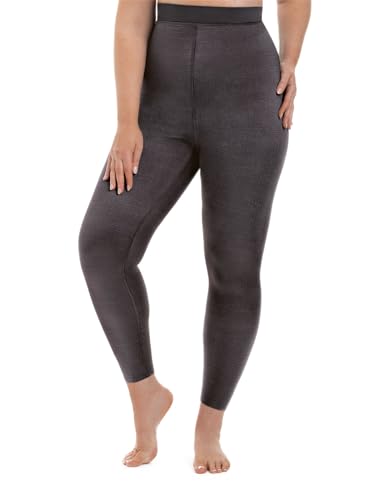 VERA MEYER Bundle - Wunderhose Grau und Green-Tea-Spray, Kompressions-Hose mit Body-Mist-Spray, Kompressions Leggings & Body-Spray, 2er Set, 40