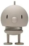 Hoptimist Soft Bumble Wackelfigur & Glücksbringer, Skandinavische Deko Figuren für Wohnzimmer, Schreibtisch, Büro, Bürodeko & Lustige Kleine Geschenke, 7,5 x 8,5 x 10,7 cm, Medium, Ash
