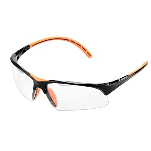 Tecnifibre - Squash Schutzbrille - Squashbrille schwarz orange