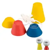 DAAIZIII Golf Tees, 4 Stück Tee Golf,Kunststoff Golf Tees,Winter Golf Tees Gummi,Golftees,Verschiedene Höhen Und Mehrfarbig Gummi Golf Tees Für Frostige Tage Für Praxis Driving Range Mat