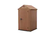 Keter Gartenhaus Darwin 4 x 4, Holzoptik, braun, 1,4 m², 125,8 x 117 x 205 cm