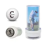 Individueller Golfball-Stempel Personalisierte Golfball-Marker Golfball Namensstempel Monogramm-Golfballstempel mit Bild Golf Ball Marker Geschenke für Golfspieler Golfliebhaber Golf Zubehör