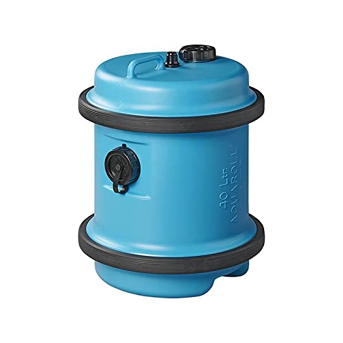 Aquaroll Frischwasser Camping Rolltank für Nutzwasser Wassertank 40 l blau