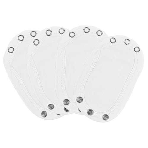 Maxee 4Pcs Body Verlängerung Druckknopf, Baby Body Verlängerung Bodysuit Extender Einstellbare Länge Baby Druckknopf längenverstellbar