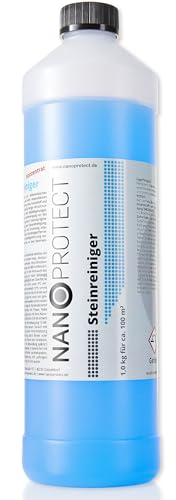 Nanoprotect Steinreiniger Konzentrat | 1 kg für ca. 100 m² | Intensivreiniger für Außenanlagen | Ideal für Haus, Hof und Garten