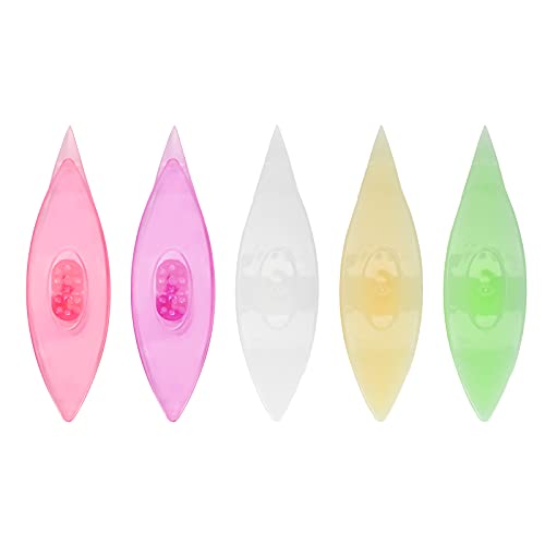 QANYEGN 5 Stück Schiffchen Kunststoff, Kunststoff Tatting Shuttle, Bunte Tatting Shuttle Für Hand Spitze Herstellung Kunst Werkzeug(12309)