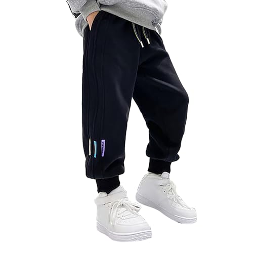 Generisch Trainingshose Kinder Cargohose Jungen Wasserdicht Kinder Wanderhose Outdoor Jungs Cargo Hose mit Gummizug