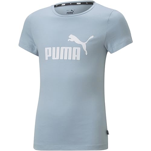 PUMA Unisex Baby ESS Logo Tee G Tshirt, Blau (Blue Wash), 10 años