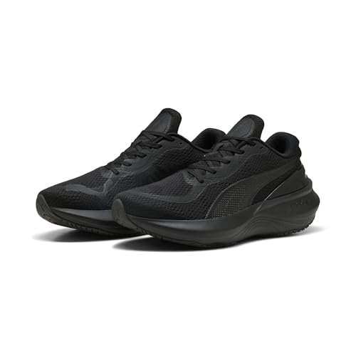 PUMA Erwachsene Scend Pro 2 Laufschuhe 43 Black Flat Dark Gray