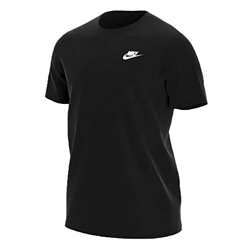 Nike Herren T-Shirt Sportswear Club, Black/White, 3XL, AR4997-013