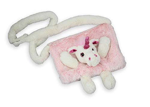 Inware Kindermuff Einhorn pink, Muff super flauschig für Kinder, 23x20cm, 6193