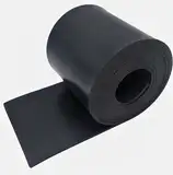 Wulkow Gummistreifen 2mm stark - BREITE + LÄNGE wählen - Auswahl: L: 150mm x 1000mm x 2mm | Gummimatte Gummirolle Gummiplatte Vollgummi Schürfleiste Hartgummi für Garten, Haus und Industrie