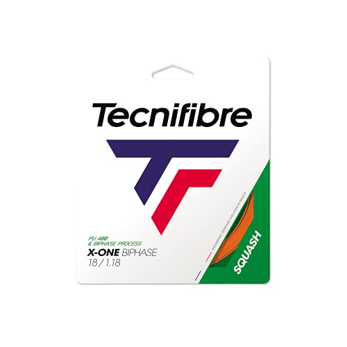 Tecnifibre Squash Cordage De Saite, Orange, 1.18 / 10m