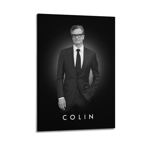 KEWRLXUF Poster, Motiv: Theaterdarsteller, Colin Firth, dekoratives Gemälde, Leinwand, Wandposter und Kunstdruck, moderne Familienschlafzimmer-Dekoration, Poster, 30 x 45 cm