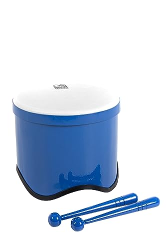 TOCA World Percussion Freestyle 2 Tom Tom (optimale Trommel für Drum Circles, Schulen & Kindergärten, aus robustem Synthetikmaterial, Durchmesser: 9,5", Höhe: 8"), Blue