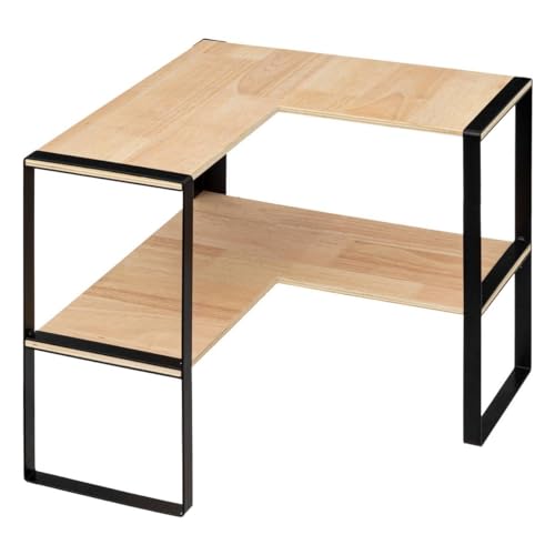 5five - eckregal 2-stufig "blackwood"