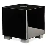 REL Acoustics T/5x Subwoofer, 20.3 cm Down-Firing Driver, Arrow Wireless Port, High Gloss Black