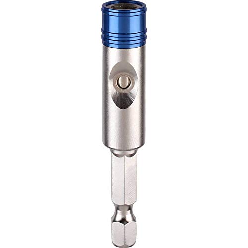 kwb One-Touch magnetischer Schnellwechsel-Bithalter - Einfacher Bitwechsel mit automatischer Freigabe - 1/4'' Zoll Sechskantschaft, 65 mm Länge