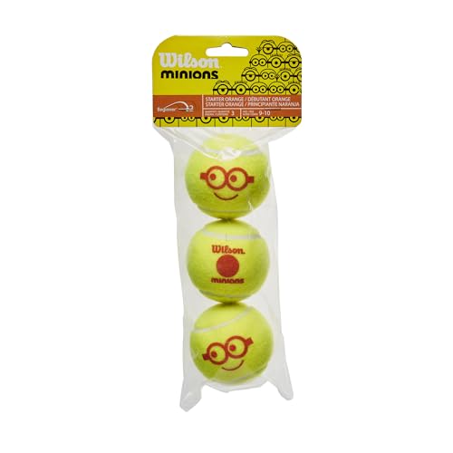 Wilson Unisex-Adult Minions Stage 2 Tennisbälle, Yellow, NS