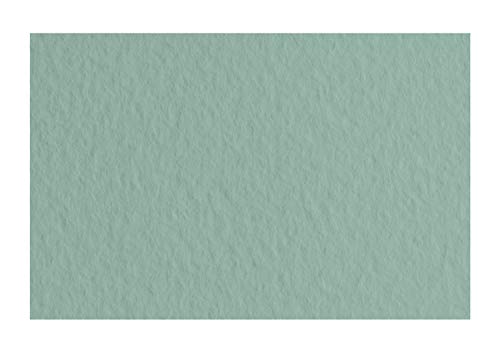 Honsell 21297113 - Fabriano Tiziano Pastellpapier Salvia, DIN A4, 50 Blatt, 160 g/m², hoch hadernhaltig, säurefrei und alterungsbeständig, griffige, raue Oberfläche